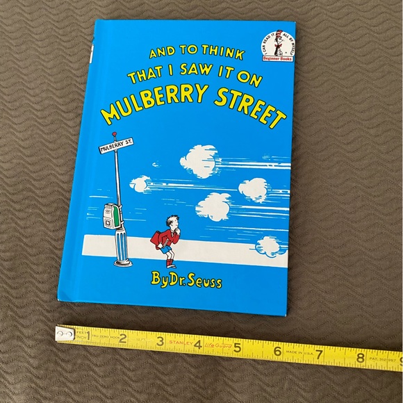 Dr. Seuss rare vintage “And to Think That I Saw it on Mulberry Street” book EUC - Picture 2 of 8
